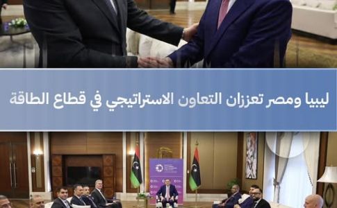 رئيس الوزراء عبدالحميد الدبيبة يستقبل وزير البترول المصري كريم بدوي لبحث التعاون في قطاع النفط والغاز
